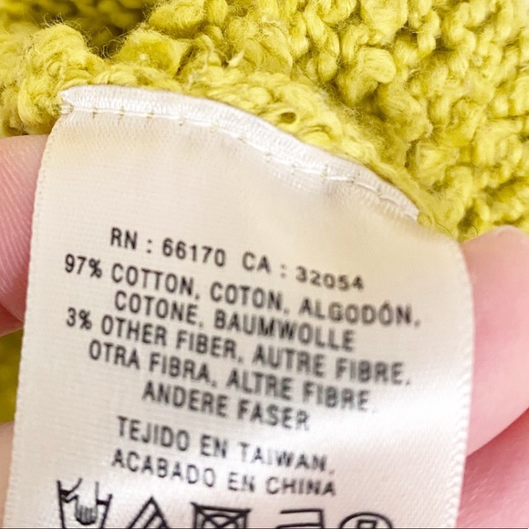 Anthropologie Yellow Bird Peaked Crochet Sweater - Picture 5 of 7